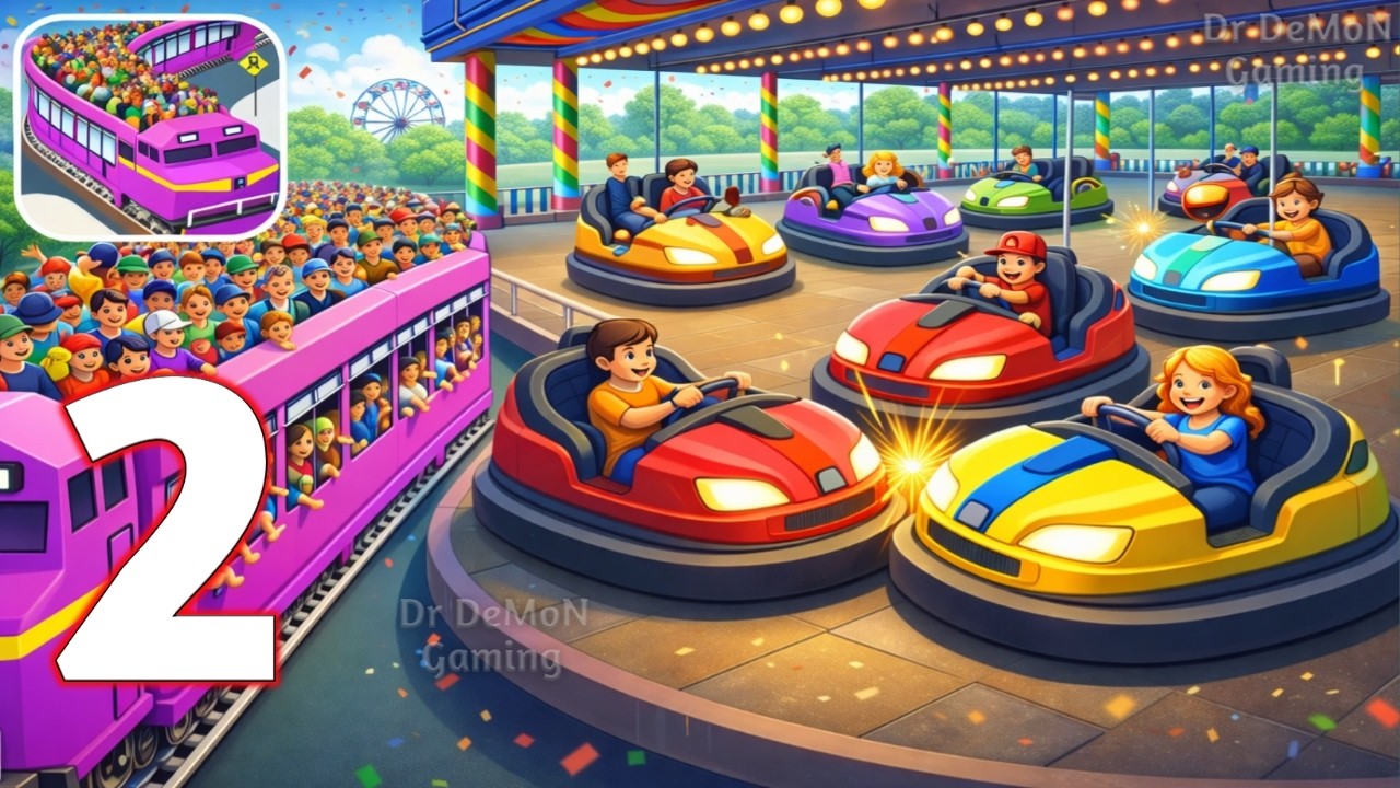 Bumper Cars Unlocked | Passenger Express Train Game | Gameplay Walkthrough - Part 2 (Android & Ios)
