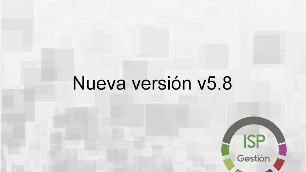 Nueva versión v5.8