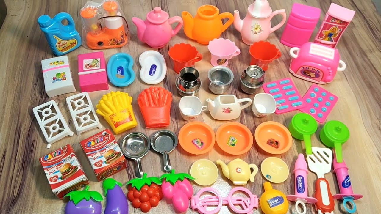 7:55​ Minutes Satisfying with Unboxing Hello Kitty Miniature Kitchen Set | Toy Kitchen Set Unboxing