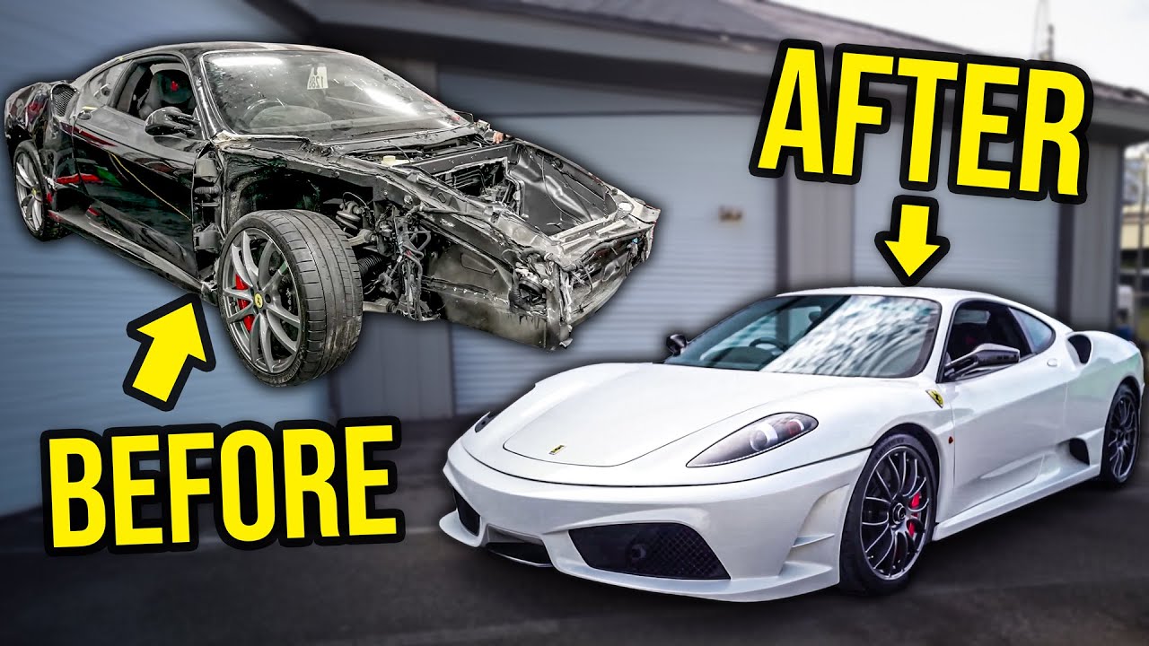 FULL BUILD | Rebuilding (And Heavily Modifying) A WRECKED $300,000 Ferrari 430 Scuderia