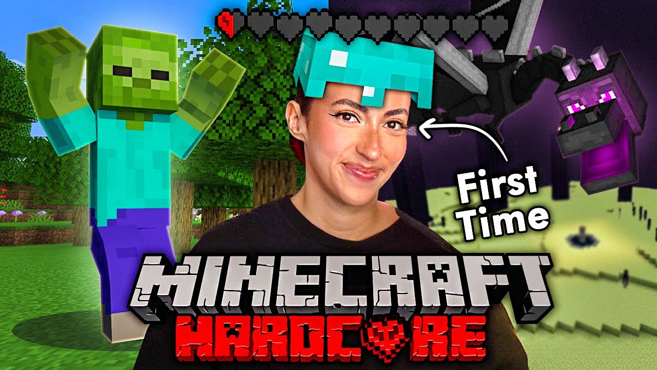 Minecraft Hardcore Solo Day 1 (new player)