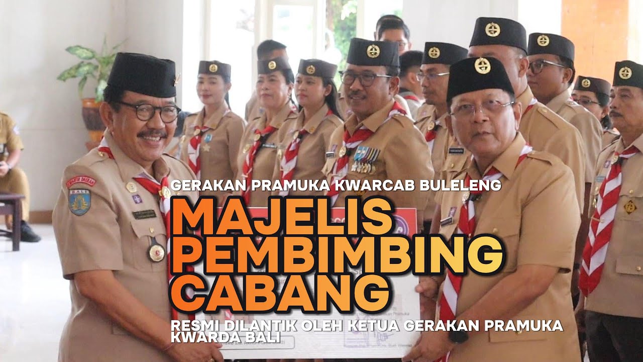 Pengurus Baru Pramuka Buleleng DIlantik, Sutjidra Tegaskan Pramuka Bentuk Karakter Generasi Muda