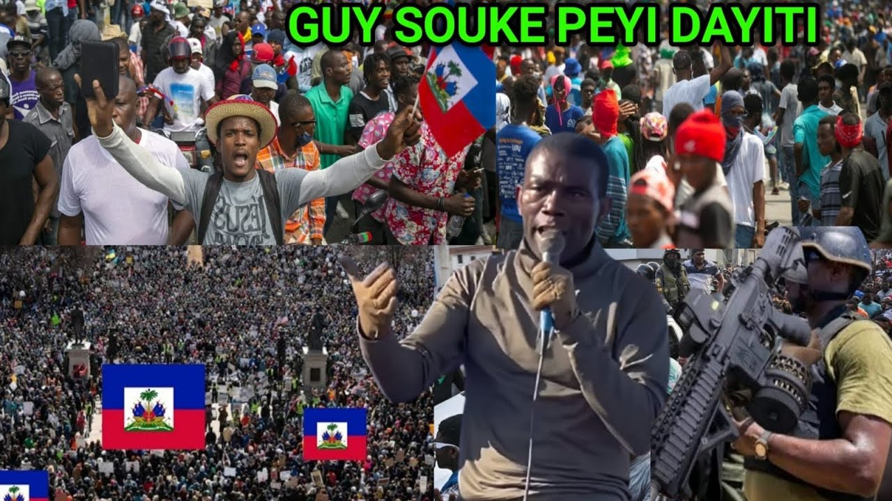 20 MARS GUY PHILIPPE TRANBLE PÒTOPRENS ANKÒ.GWO MOUVMAN POU...PIERRE ESPERANCE NAN KOURI PÒTOPRENS
