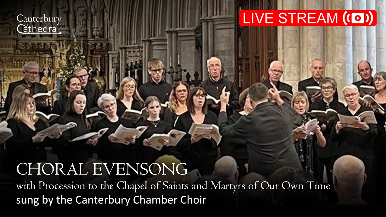 Choral Evensong and Procession with visiting choir - Monday 16 February 2026 | Canterbury Cathedral