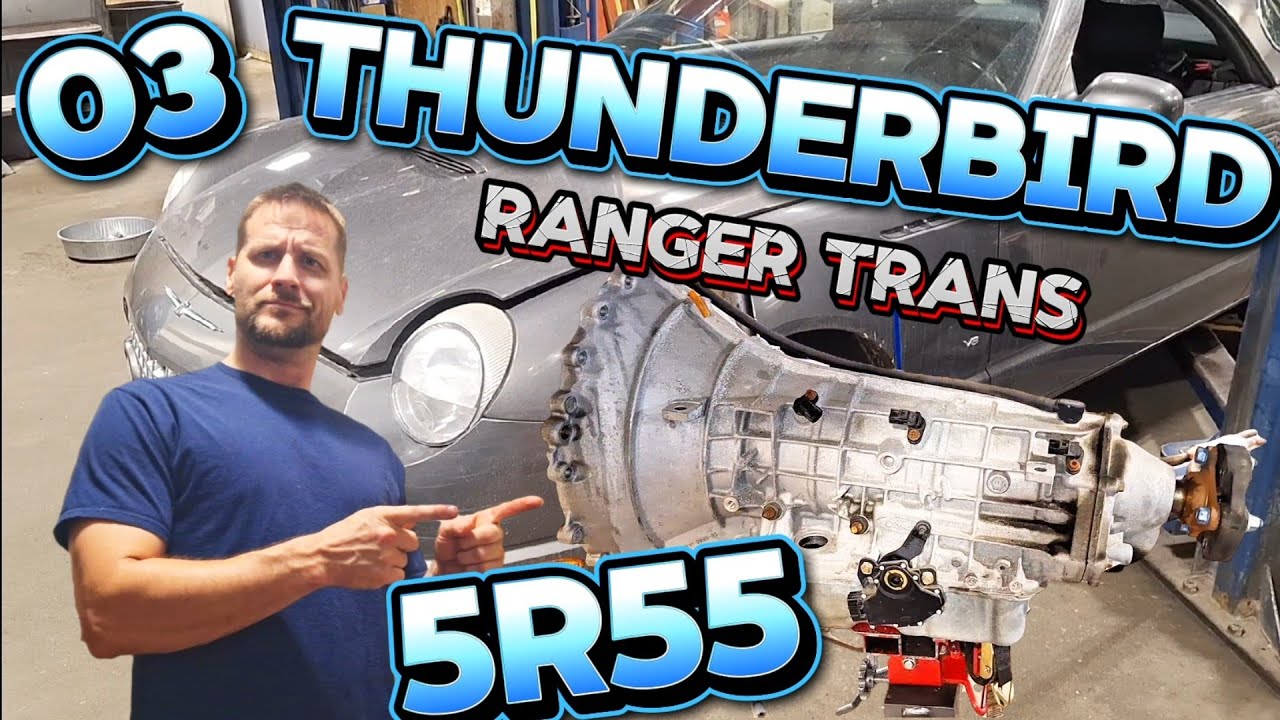 How to Remove a 2003 Ford Thunderbird Transmission 5R55 (Ford Ranger Trans?) | DIY Auto Repair