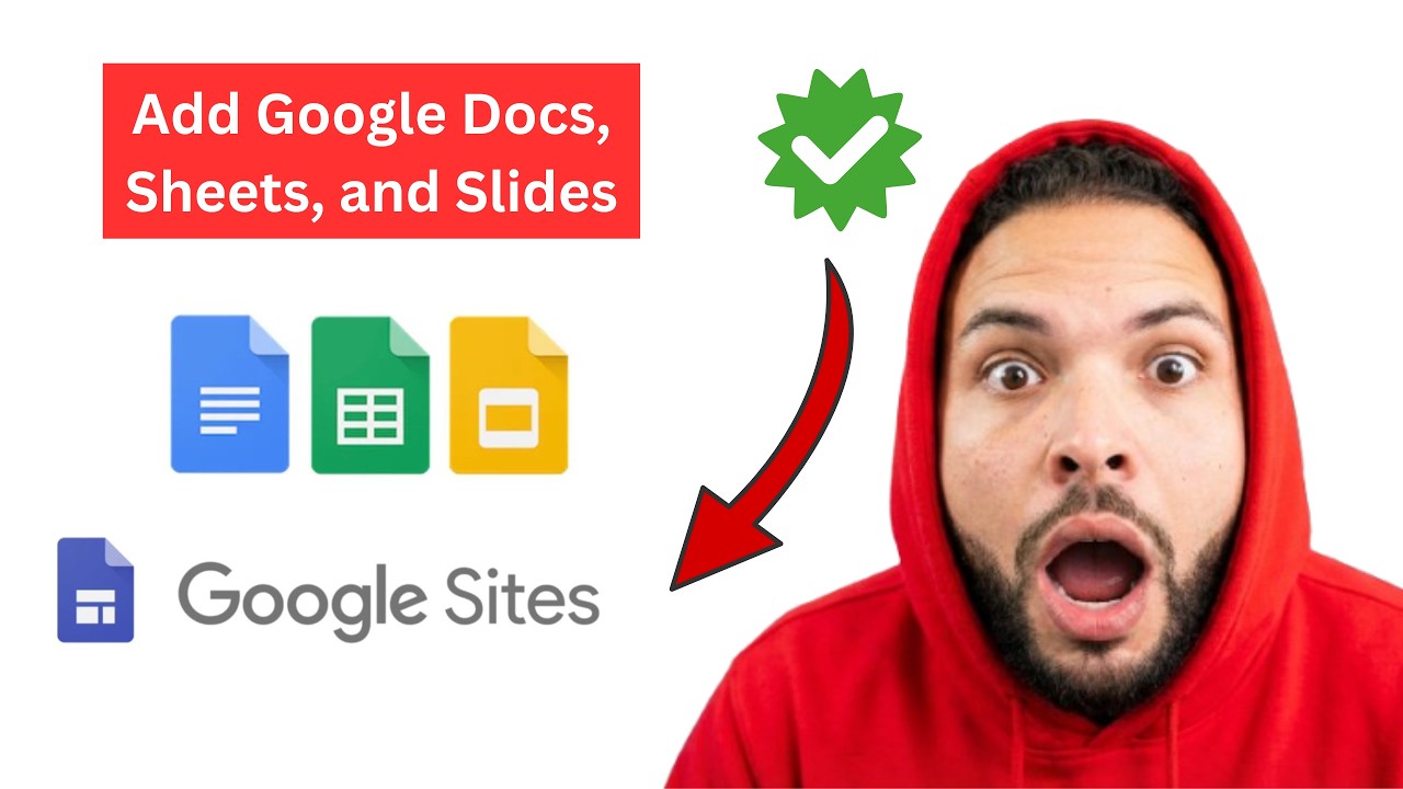 How to Add Google Docs, Sheets, and Slides To Google Sites