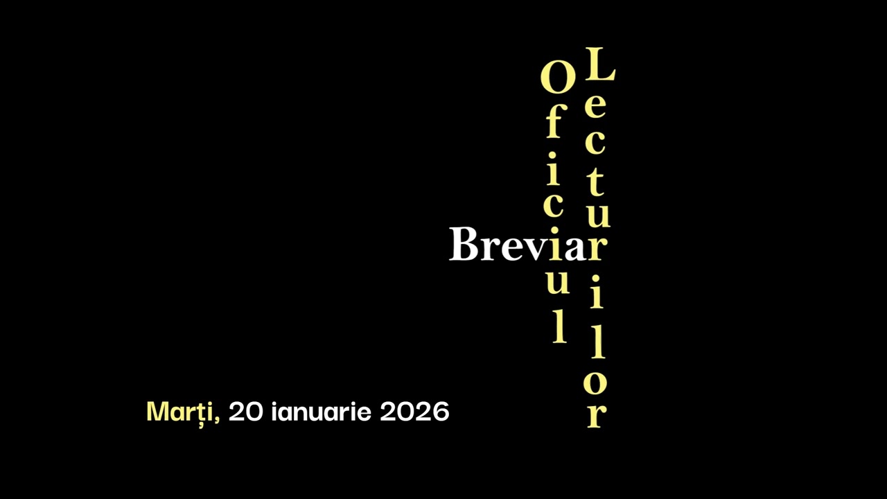Oficiul lecturilor, Sâmbătă, 20 ianuarie 2026