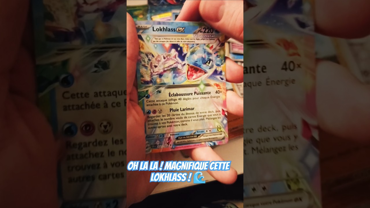 TELLEMENT JOLIE CETTE TERACRISTAL STELLAIRE !!! 🤩🥳 #pokemon #pok&eacute;mon #shorts #video #tcg #pikachu