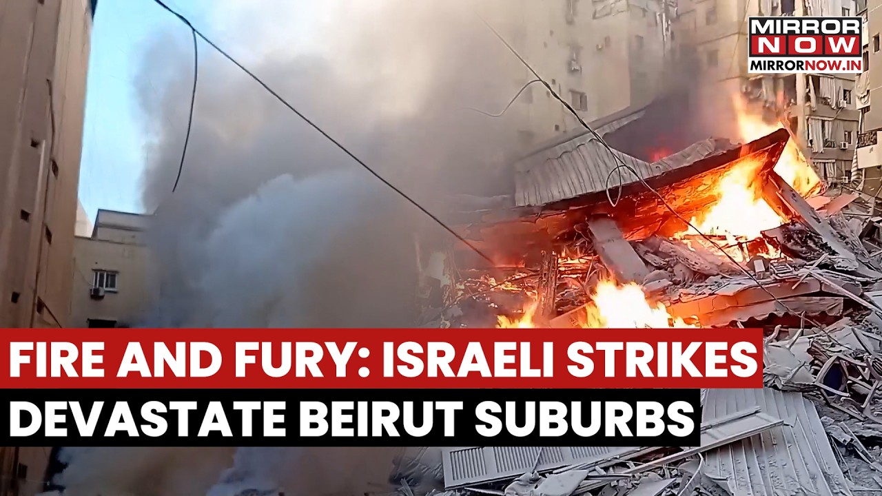 Middle East War: Israeli Strikes Devastate Beirut's Southern Suburbs | US-Iran War