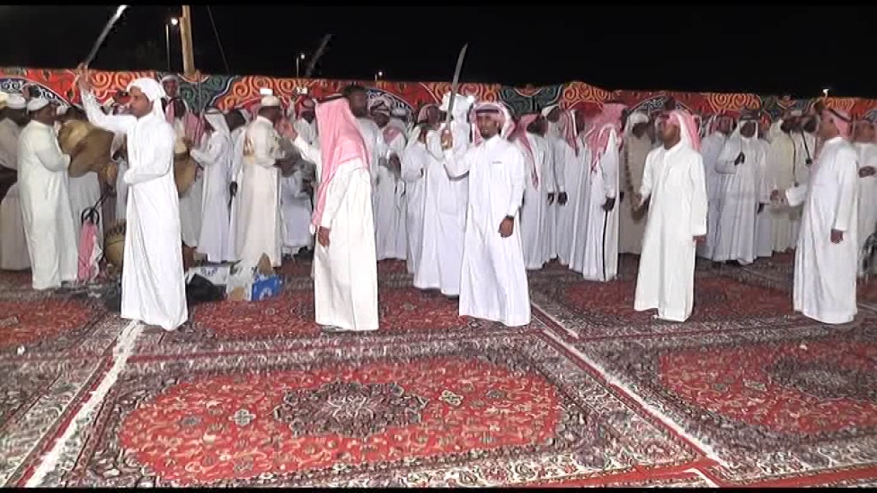 حفل زواج الشاب أنس بن مفرج ابو مديدة الجدعاني عرضة العريس