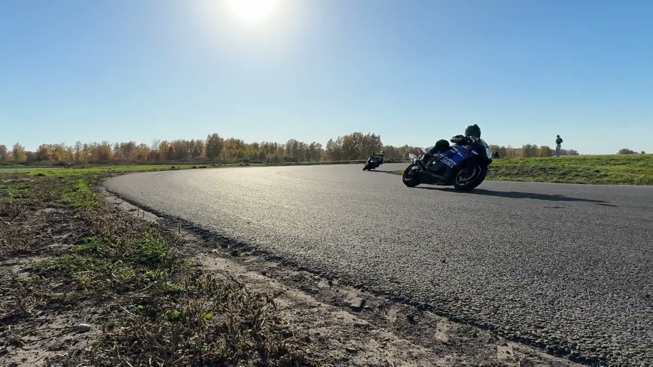 Первый выезд на трек на Kawasaki Zx10r ninja 