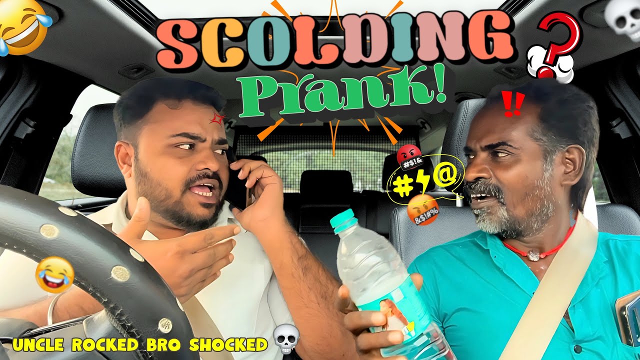 Scolding Prank 🤣 | Tamil Taxi | Car Prank | water alaparai 🤣