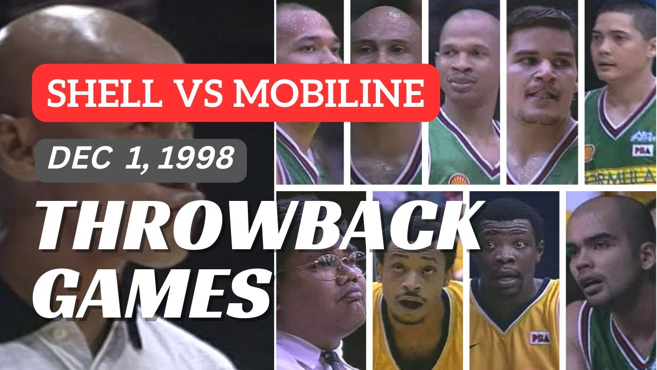 SHELL vs MOBILINE | 1998 GOV's CUP FINALS GAME 4 | PBA THROWBACK GAMES