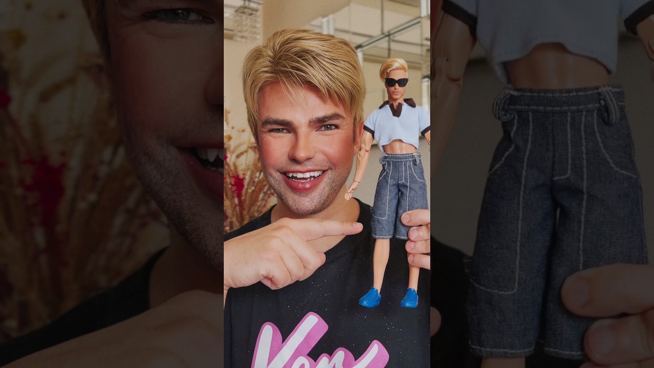 Обновленная версия куклы Кена от Барби 🖤 #barbie #ken #kendoll #barbieboy #doll #dolls