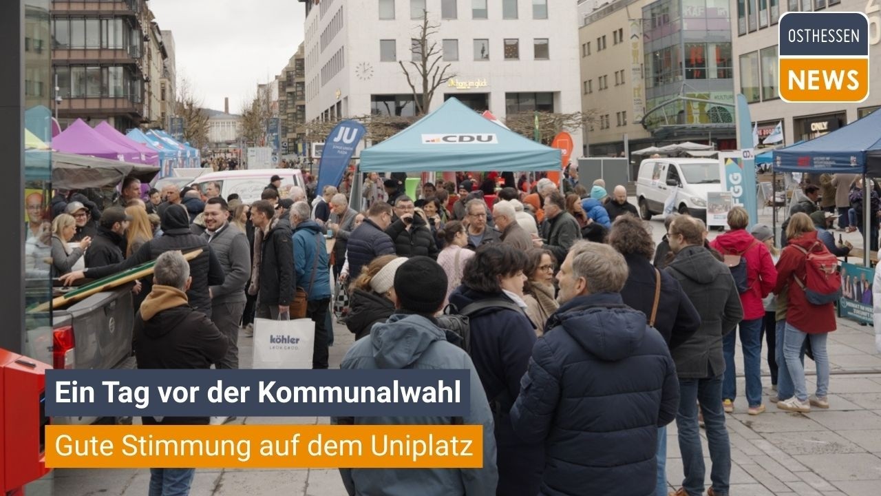 FULDA: Parteien werben um die letzten Stimmen vor der Kommunalwahl