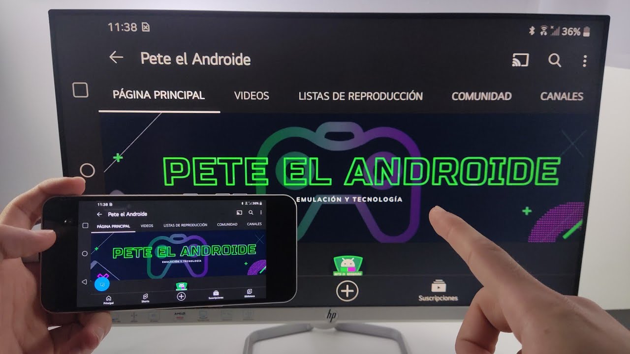 CONECTÉ mi CELULAR ANDROID a una TV vía cable HDMI SIN LAG 2022