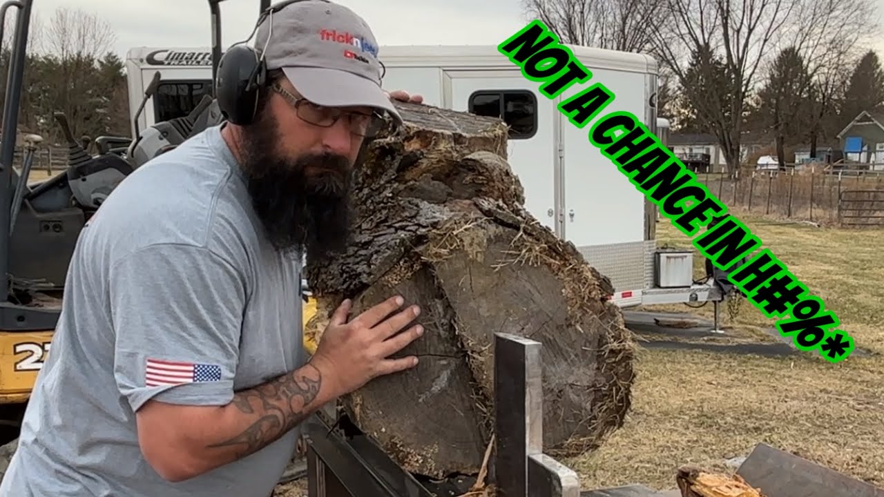 Home built splitter/24” oak will it do it?