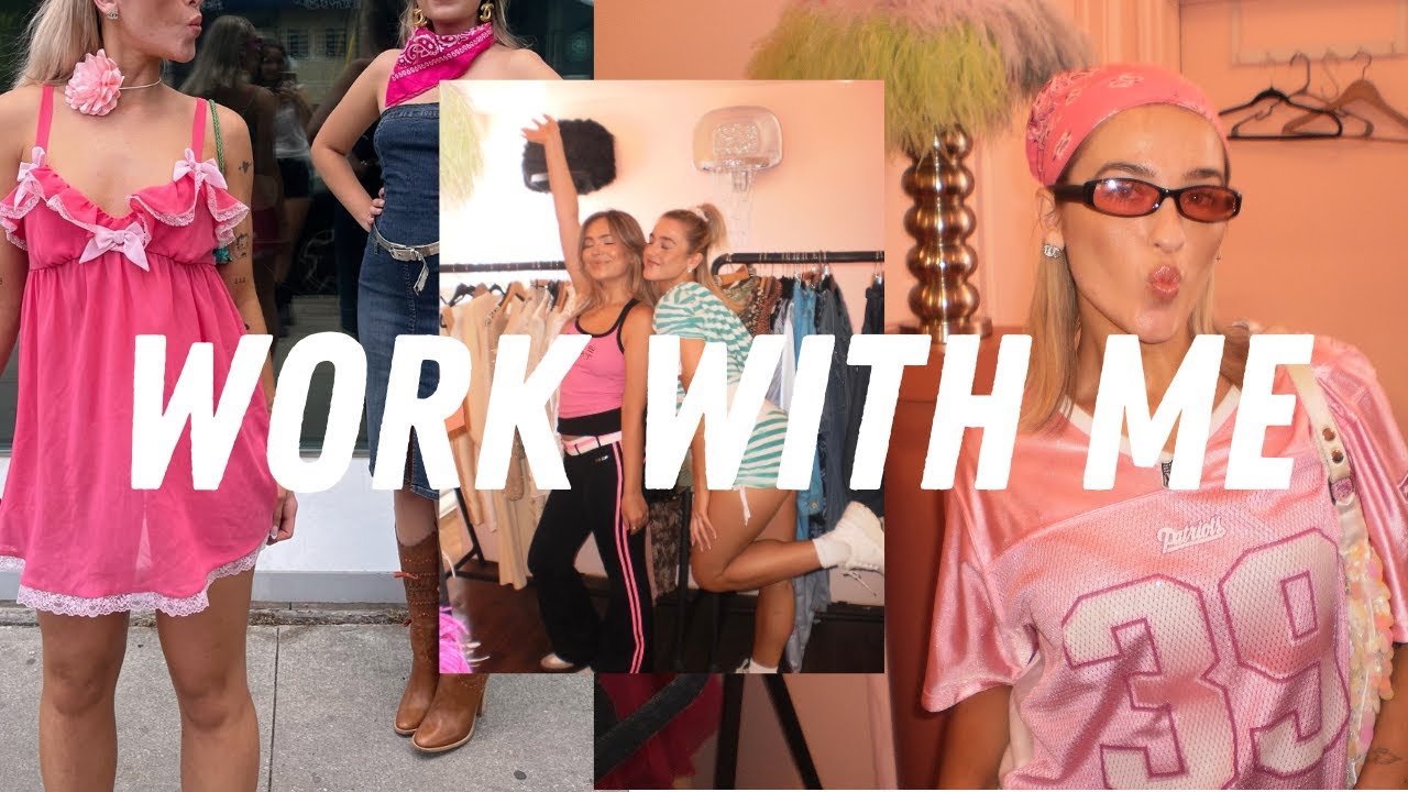 WORK WITH ME ...Depop & talk, pop up prep, a lil thrift moment