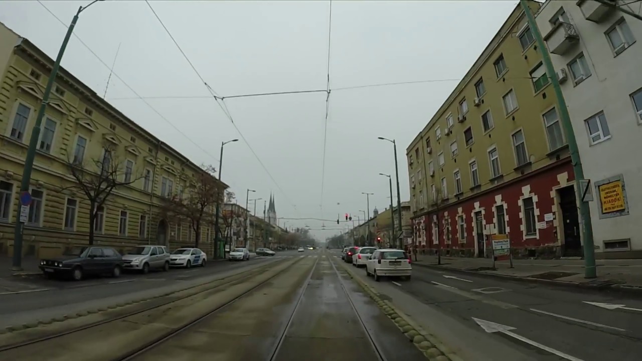 Szeged, tram line 2: Szeged pályaudvar - Európa liget