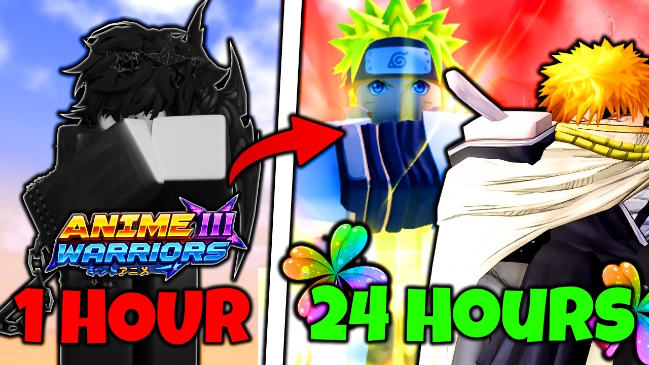Я потратил 24 часа, чтобы пройти путь от новичка до профи в Anime Warriors 3!