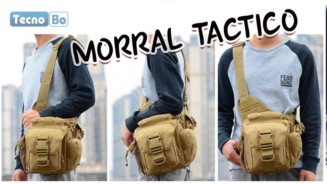 Morral tactico Militar para Hombro o Muslera | Mochila tactica Militar