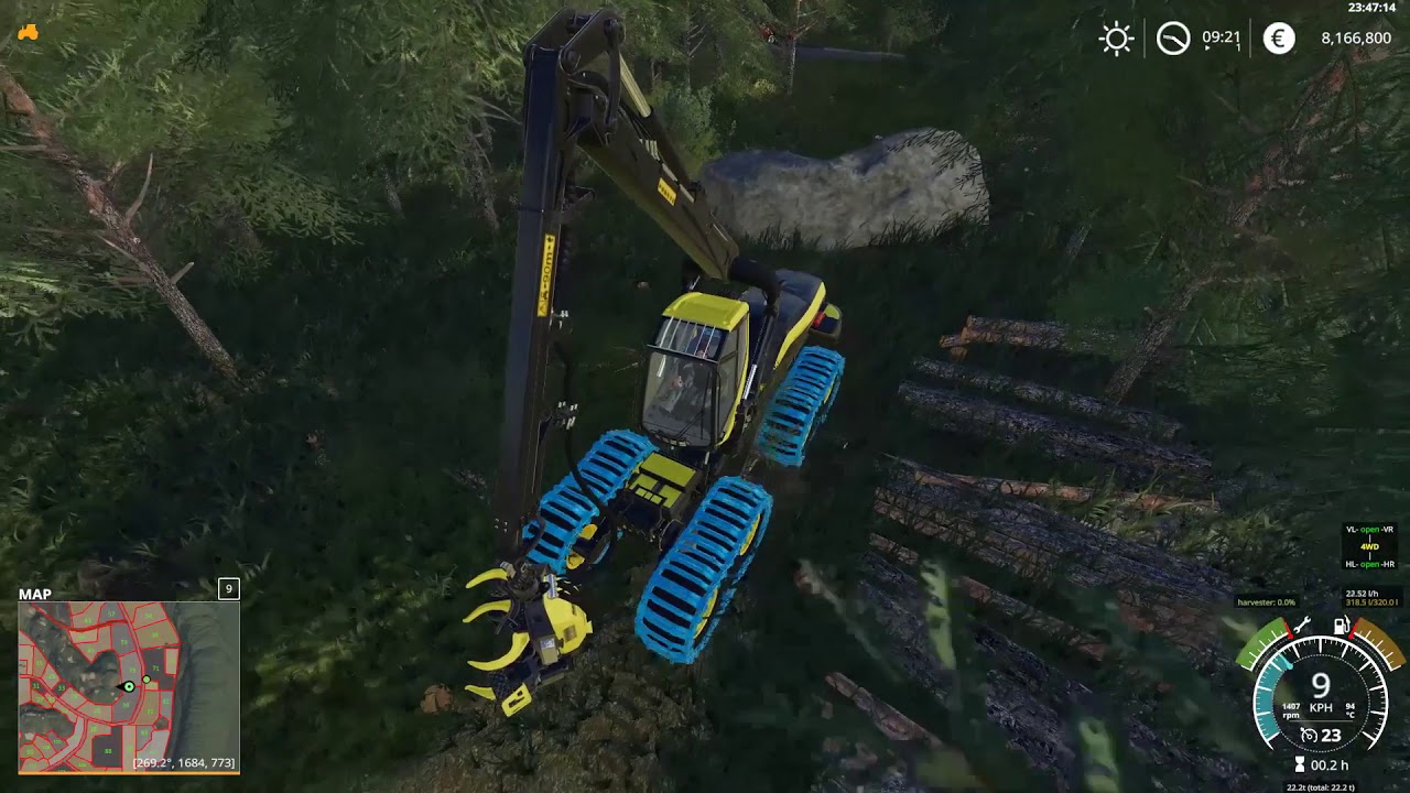 [FS19] - Logging on Tallbacken ~ Timelapse part 1