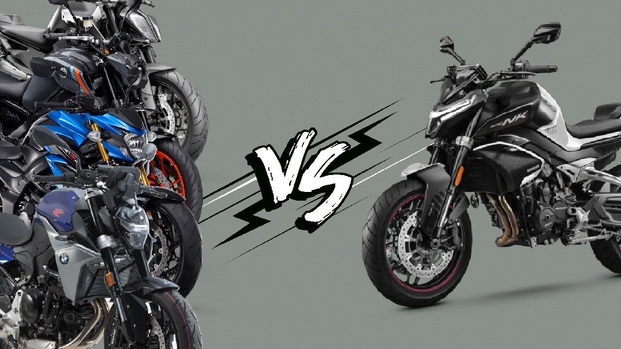 CF MOTO 800NK VS  SUZUKI GSX S750 VS YAMAHA MT 09 VS KTM 890 DUKE VS BMW F900R - FICHA TECNICA