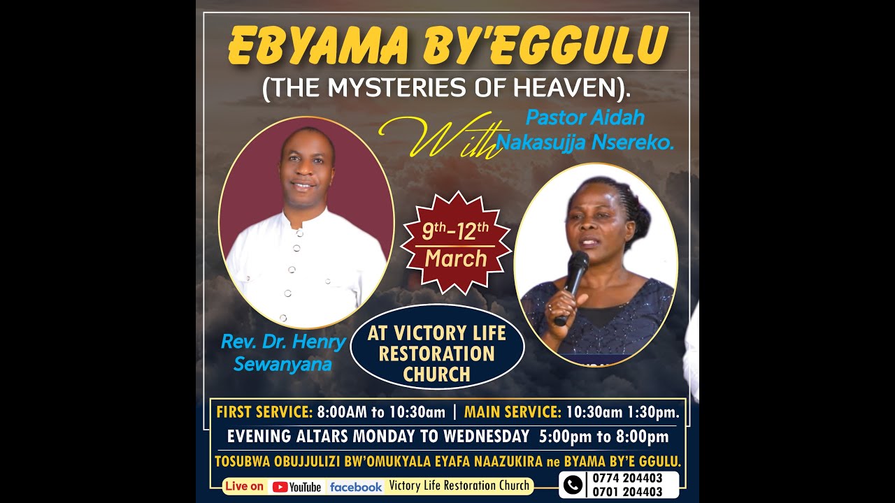 WEDNESDAY SERVICE,  THE MYSTERIES OF HEAVEN BY PASTOR AIDAH NAKASUJJA NSEREKO DAY4
