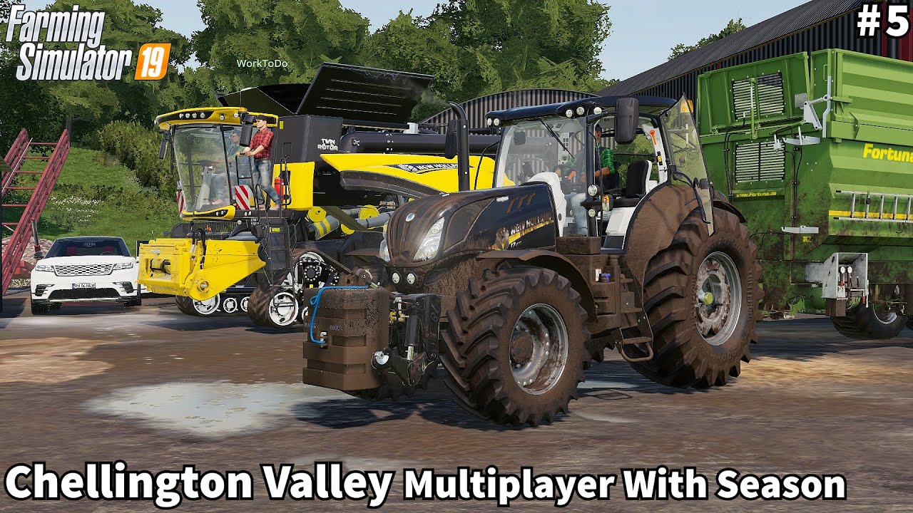 Harvesting Season is coming, New CR9.90 Harvester│Chellington Valley With Season│FS 19│Timelapse#5