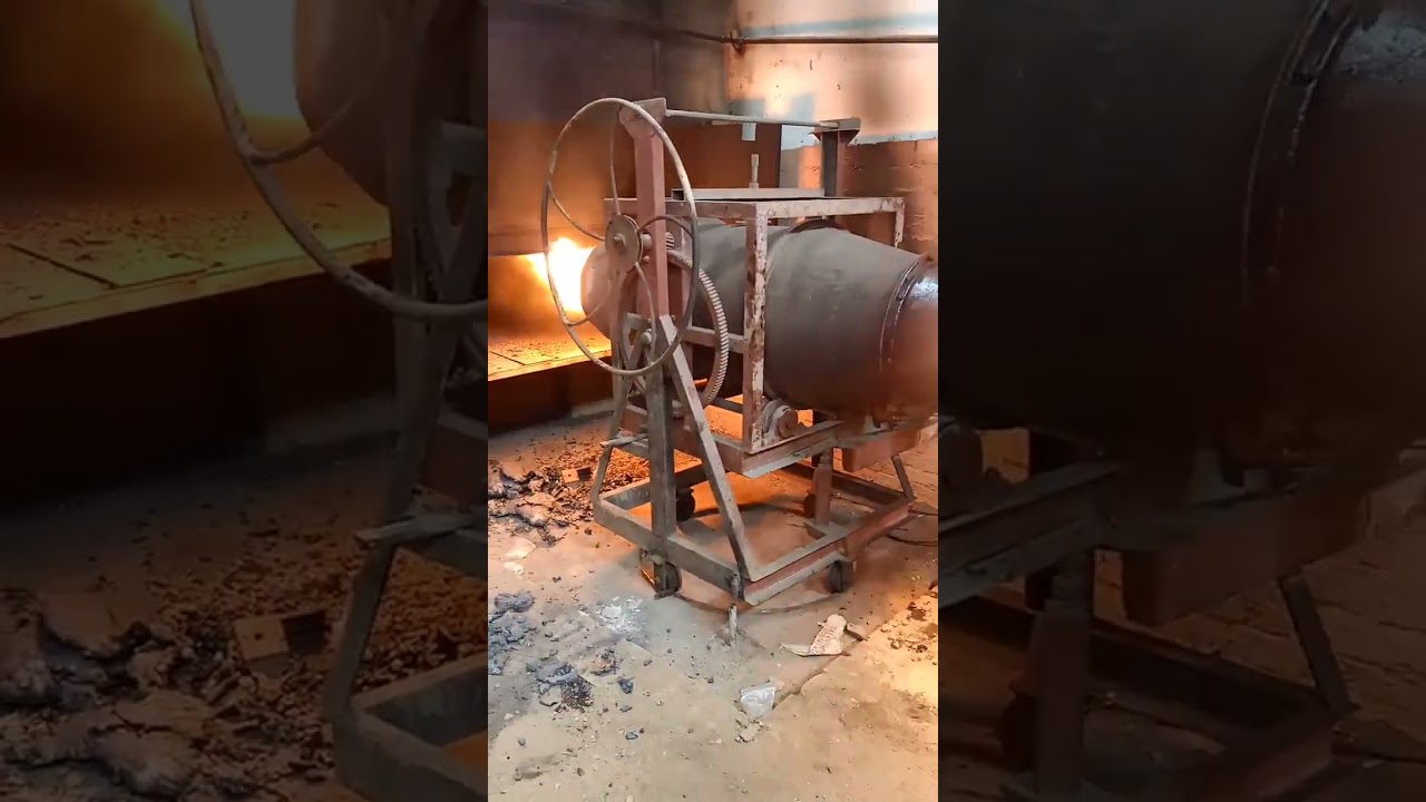 #casting #sandcasting #furnace #metalcasting #production