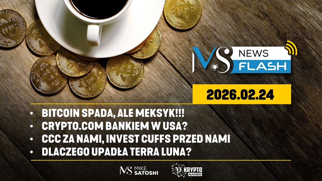 BITCOIN SPADA, ALE MEKSYK!!! CRYPTO.COM BANKIEM W USA? DLACZEGO UPADŁA TERRA LUNA?