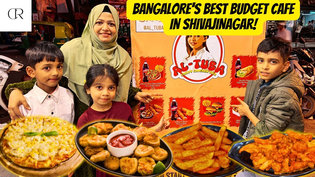 Bangalore's Best Budget Friendly Cafe in Shivajinagar Crispy Fried Chicken, Pizza & Combos ₹59!