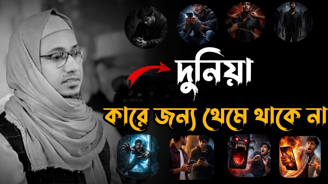 দুনিয়া কারে জন্য থেমে থাকে না। আনিসুর রহমান আসরাফীর ওয়াজ।Anisur Rahman Ashrafi