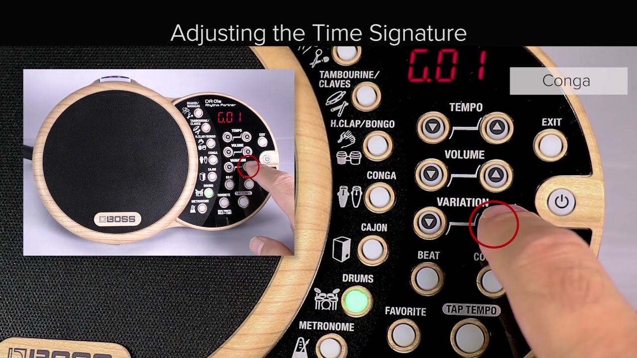 DR-01S Quick Start chapter2: How to Combine and Evolve the Rhythm Patterns