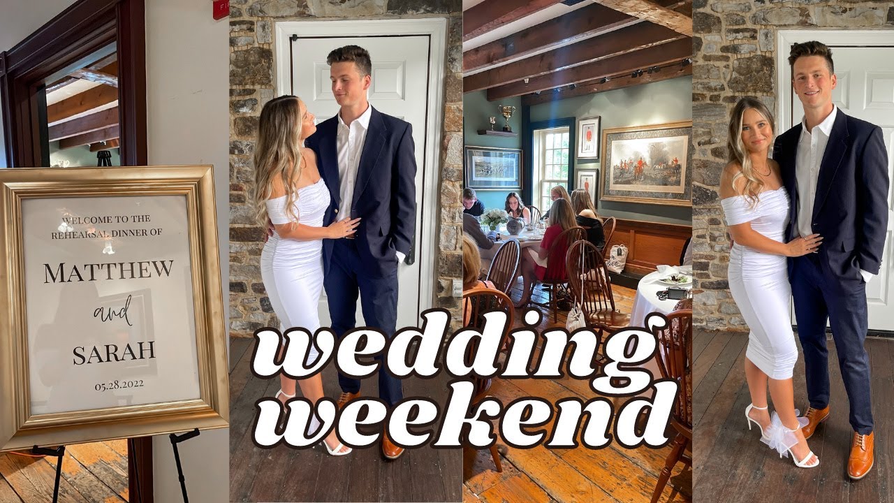 IT'S WEDDING WEEKEND!! last day before the wedding & rehearsal dinner!!