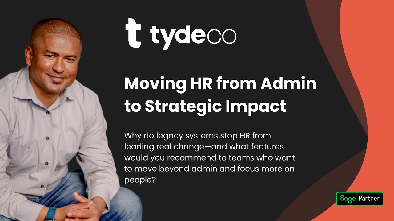 From Admin to Impact: How HR Can Lead Real Change | Ancel Draai at TydeCo