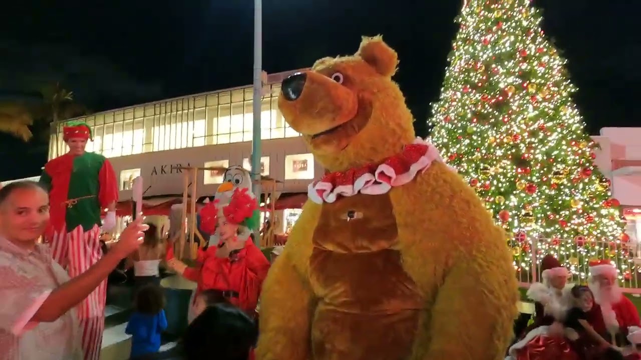 Kris Nicholson As A Brown Bear On Miami Beach Florida ￼Lincoln Rd 2025￼