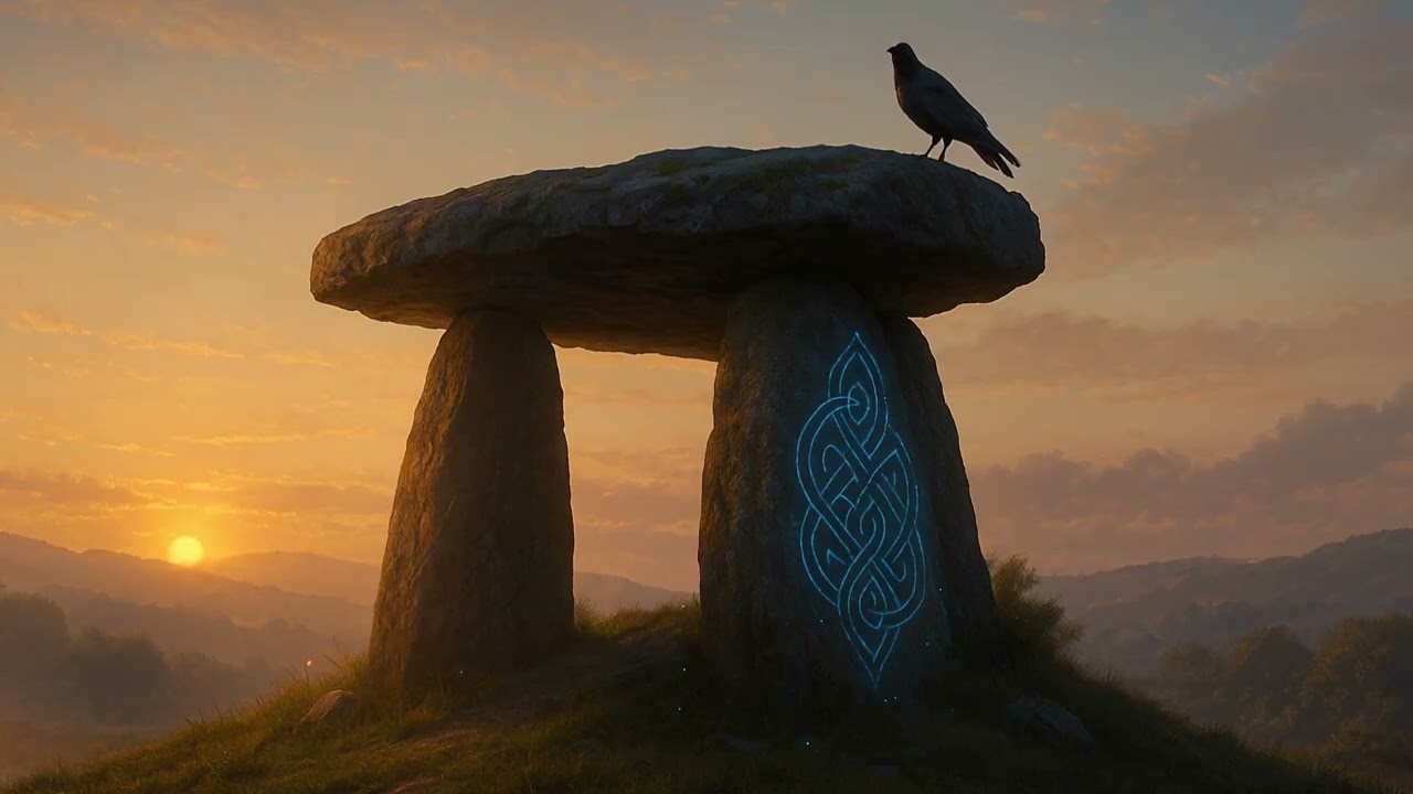 🌿🎶 Soothing Celtic Music | Hilltop Sunset