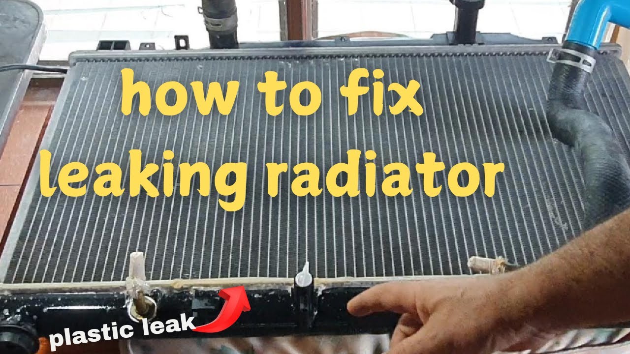 how to fix a leaking radiator