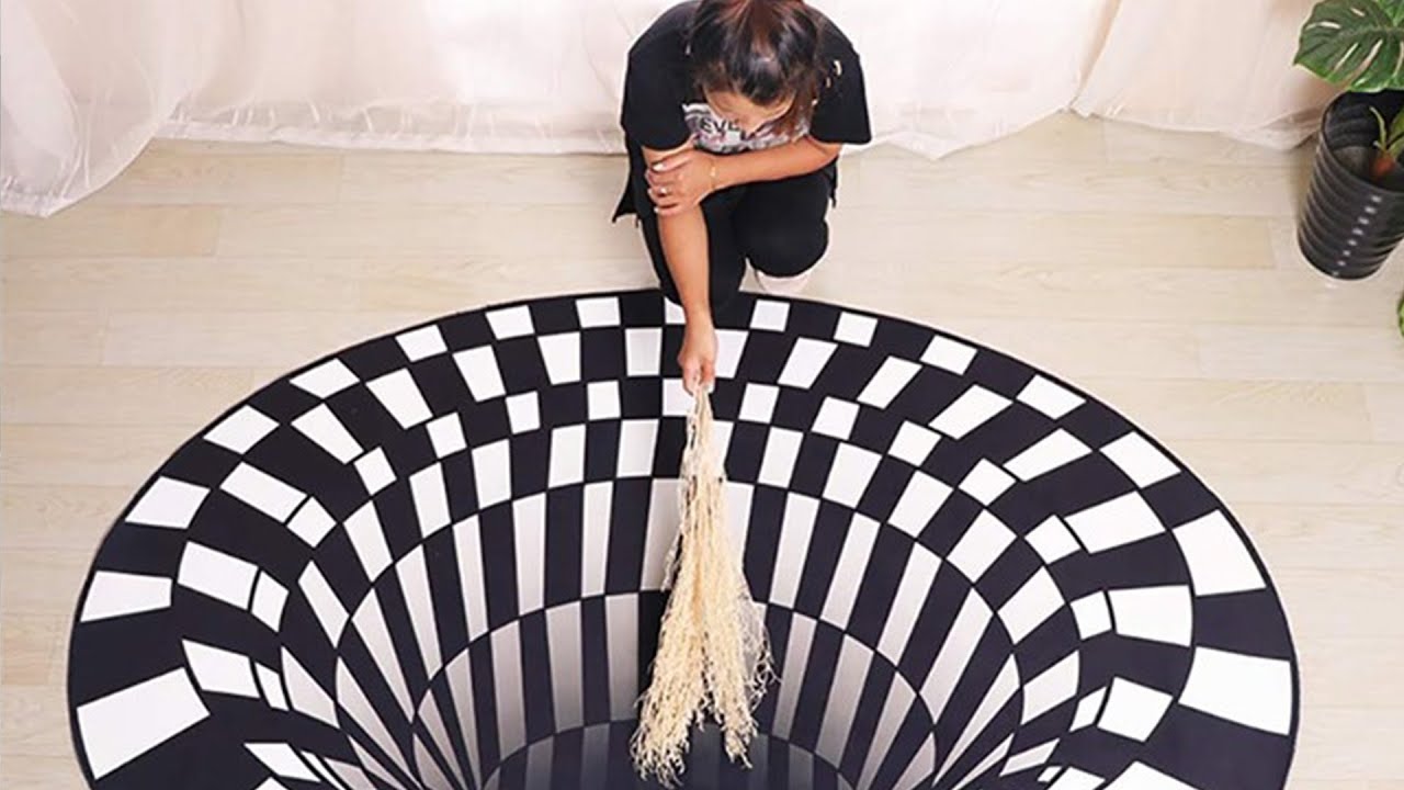 3D Visual Vortex Illusion Rug 2020&mdash;&mdash;Insane 