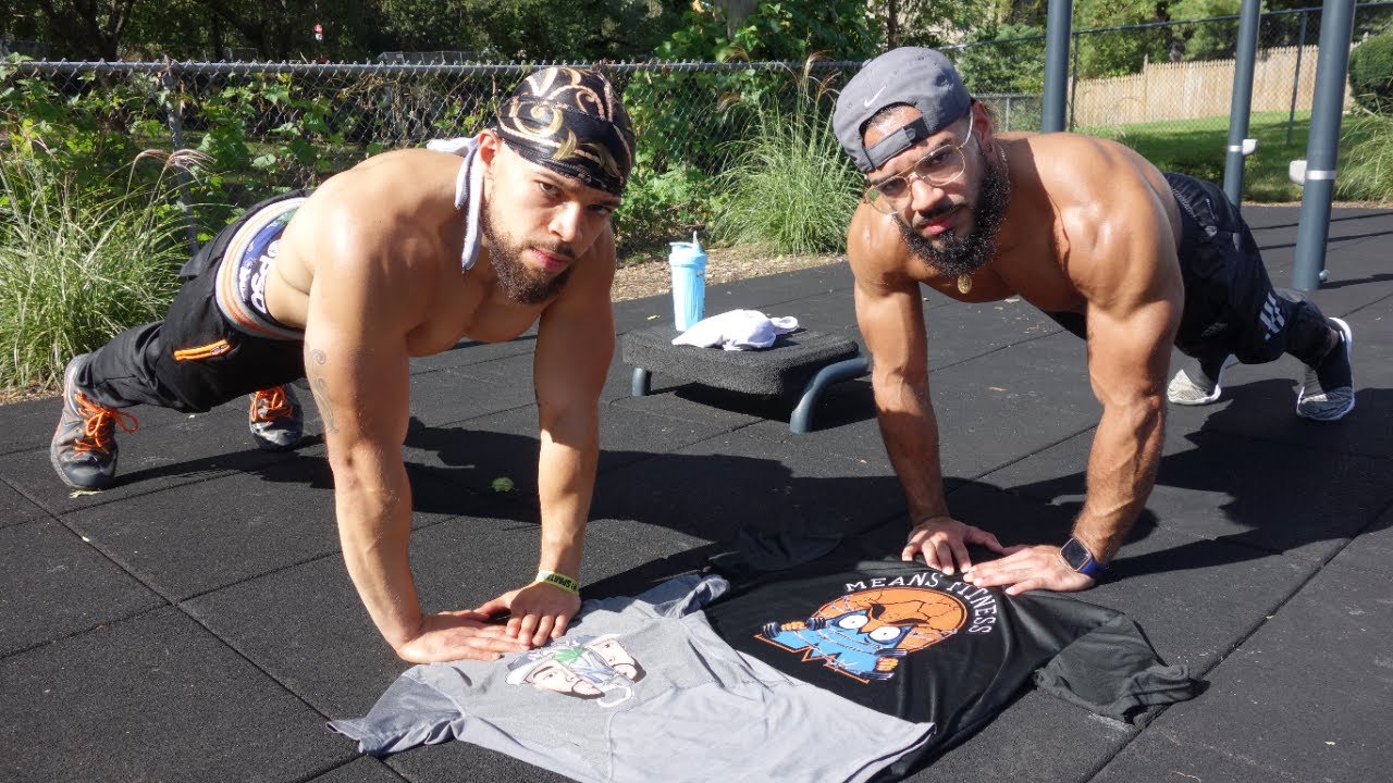 200 Diamond Push Ups In 10 Minutes Challenge - EJ & Nate | That's Good Money