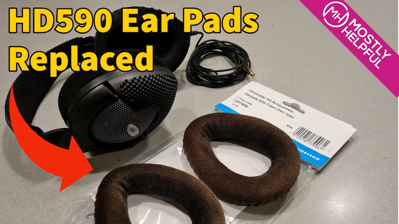 Sennheiser HD590 Headphones - Ear Pad Replacement