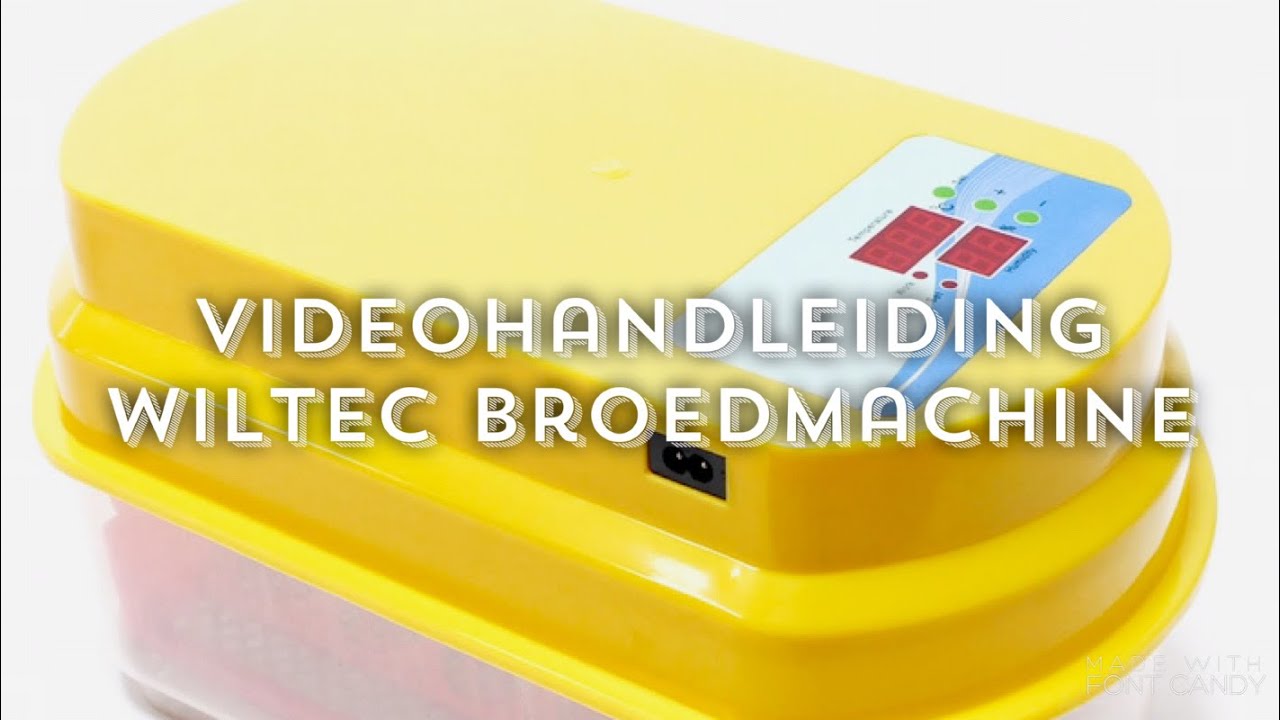 Videohandleiding broedmachine