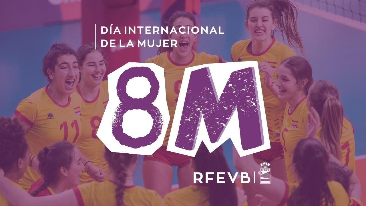 8M | D&iacute;a Internacional de la Mujer 💜 x RFEVB 🏐