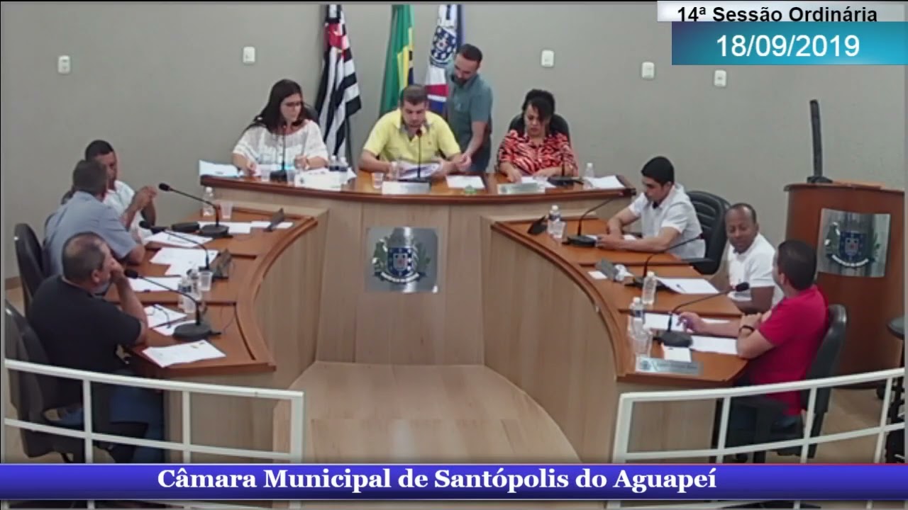 14ª Sessão Ordinária (18/09/2019) - Câmara Municipal de Santópolis do Aguapeí - SP