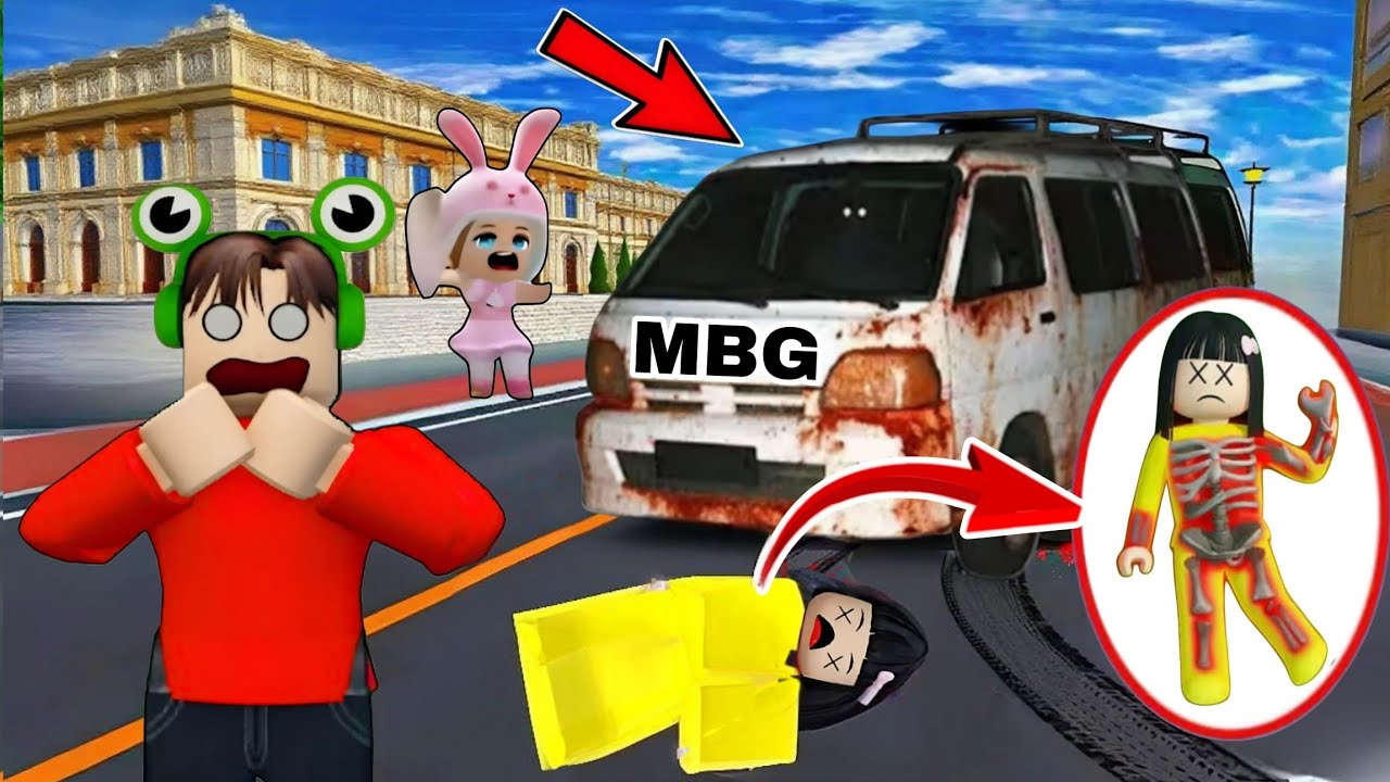 Yuta Dan Baby Bells90 Panik Lihat MIO PATAH TULANG DITABRAK MOBIL VAN MBG BERHANTU VIRAL 😱 | ROBLOX
