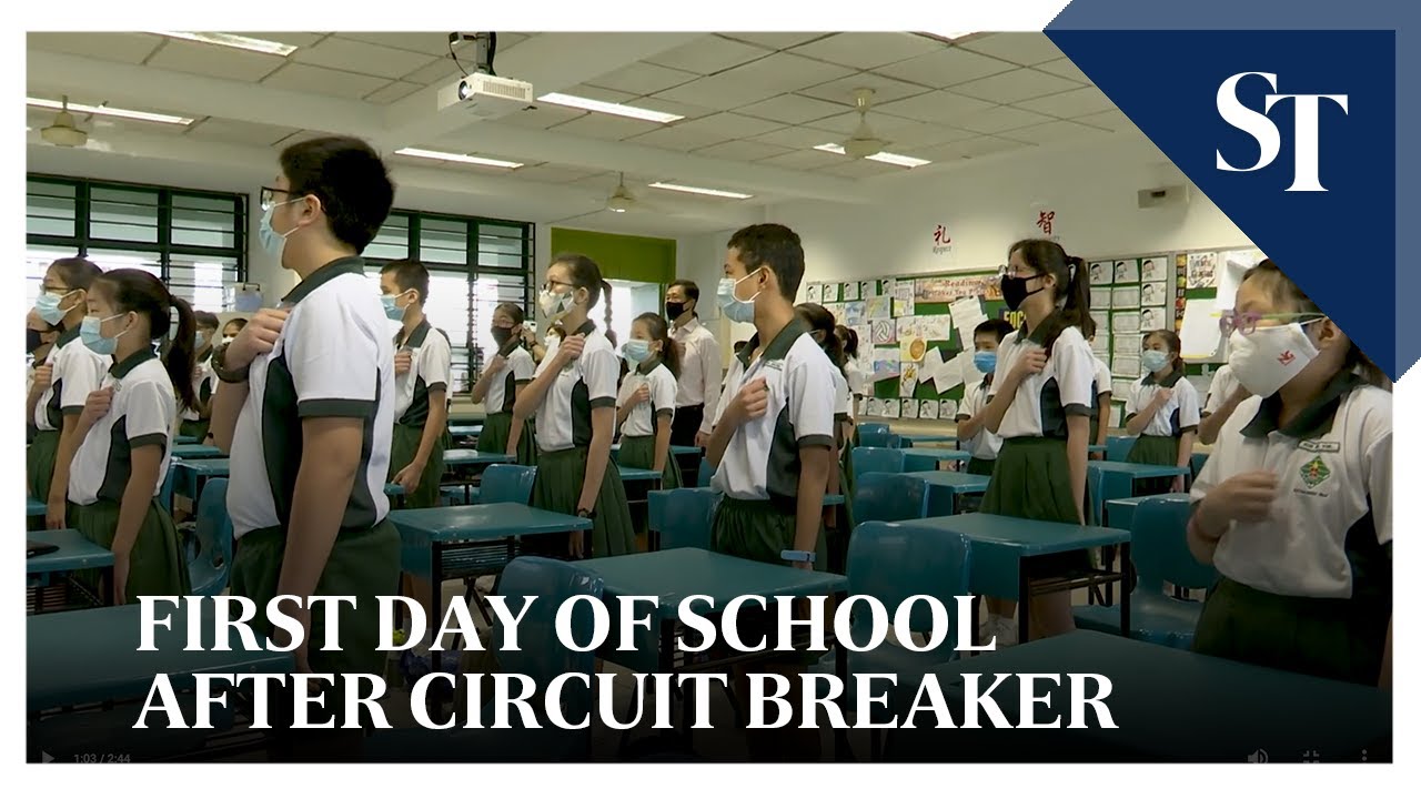 First day of school after circuit breaker | The Straits Times