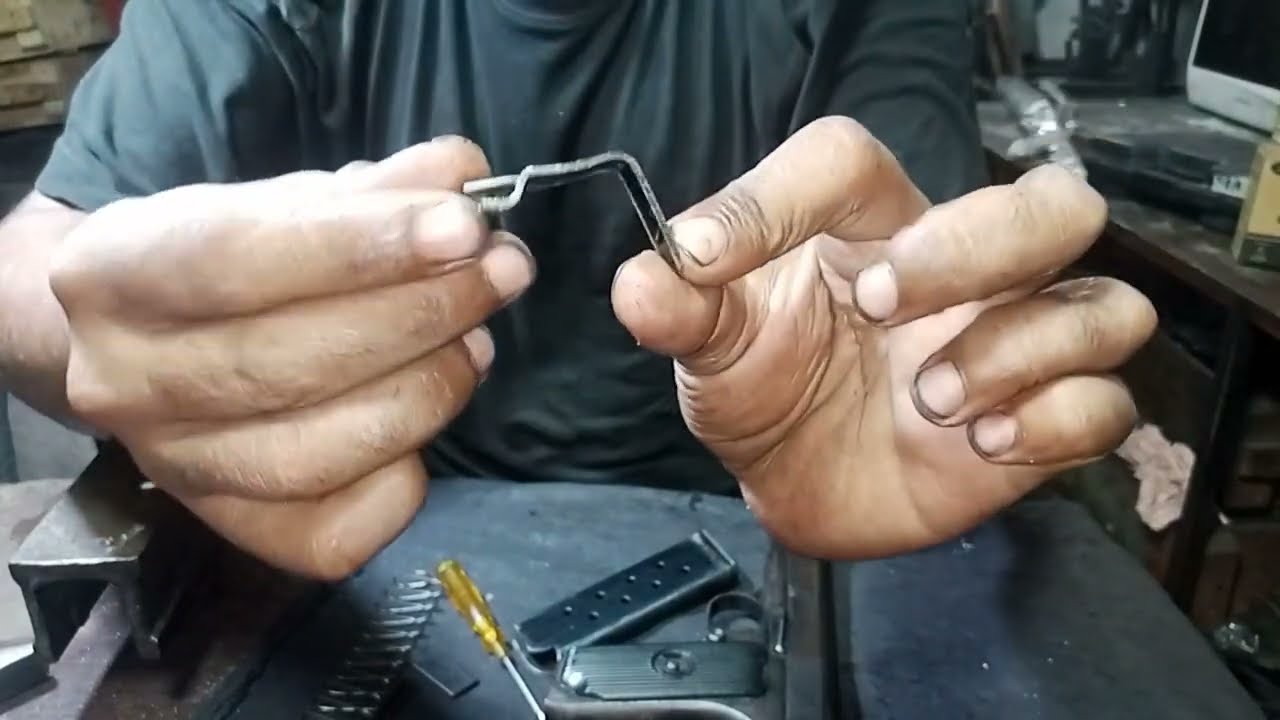 in this video.30 bore zastava pistol magazine setting and repairing