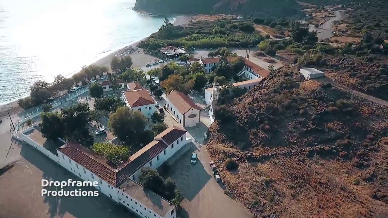 Agia Markella Chios   Aerial Footage   Dropframe Productions