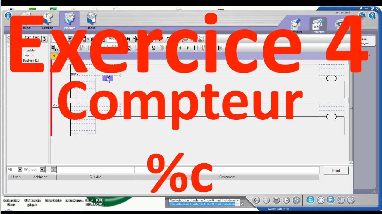 TWIDO SUITE | EXERCICE 4 | COMPTEUR %C
